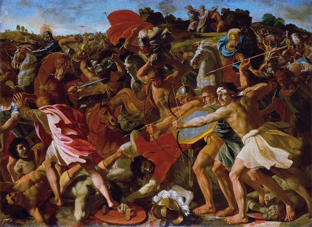 La battaglia di Giosuè contro gli Amaleciti - Ermitage, San Pietroburgo
